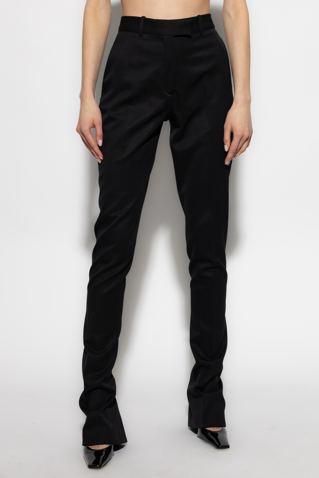 Black Wool trousers The Attico - Vitkac AS